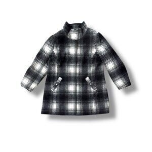 LOFT Plus Wool-Blend Plaid Peacoat 14